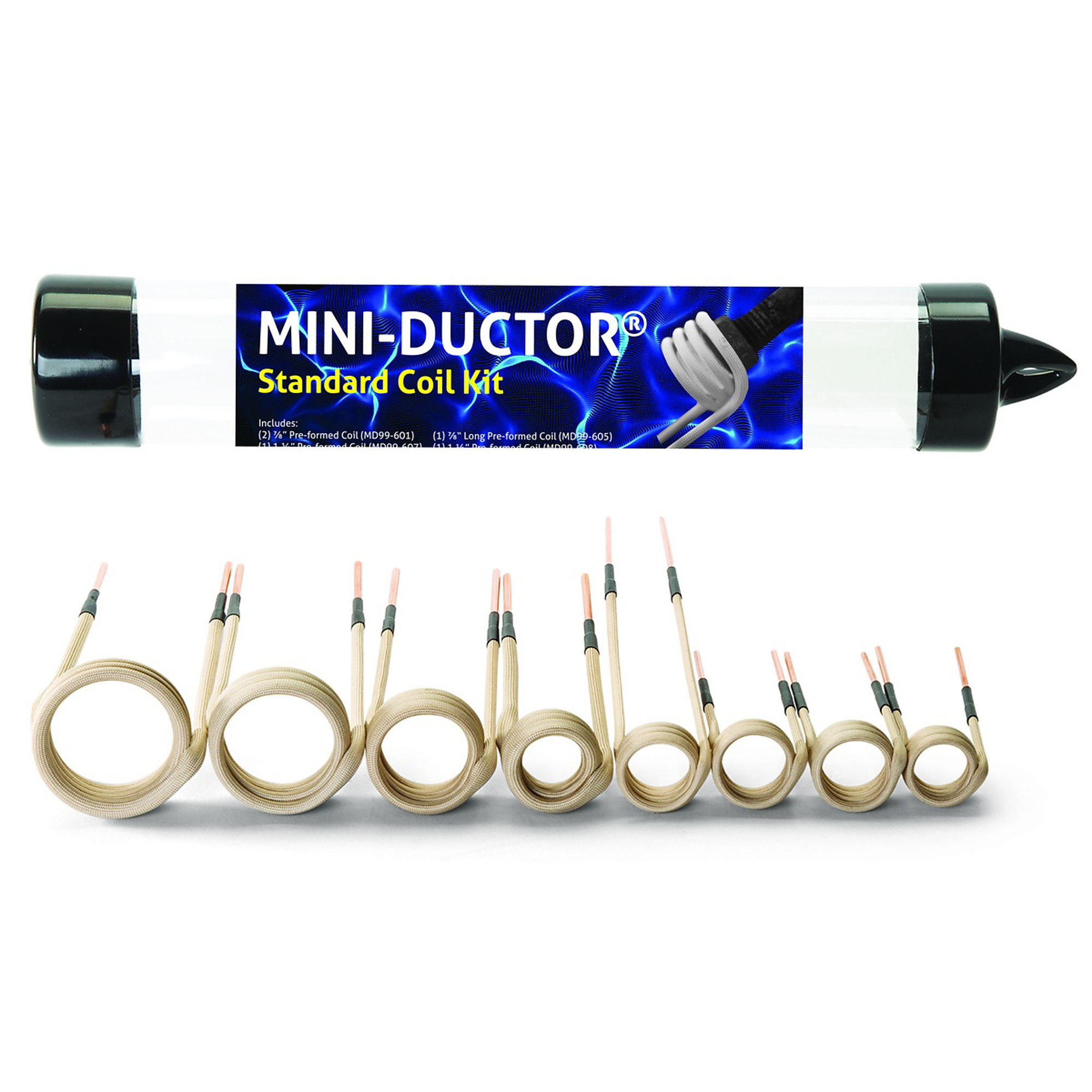 Induction Innovations Mini-Ductor Standard Coil Kit — 7 Pre-Formed Coils, Model# IDIMD99-650